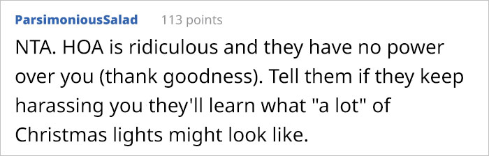 HOA Tries To Impose Christmas Light Rules On This Guy Who Doesn’t Belong To The Association, He Isn’t Putting Up With It HOA Tries To Impose Christmas Light Rules On This Guy Who Doesn’t Belong To The Association, He Isn’t Putting Up With It