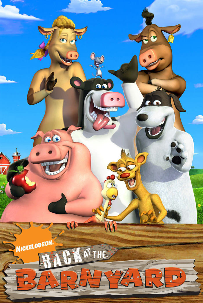 Poster for Back At The Barnyard animated tv show 