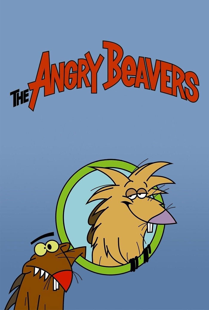 Poster for The Angry Beavers animated tv show 