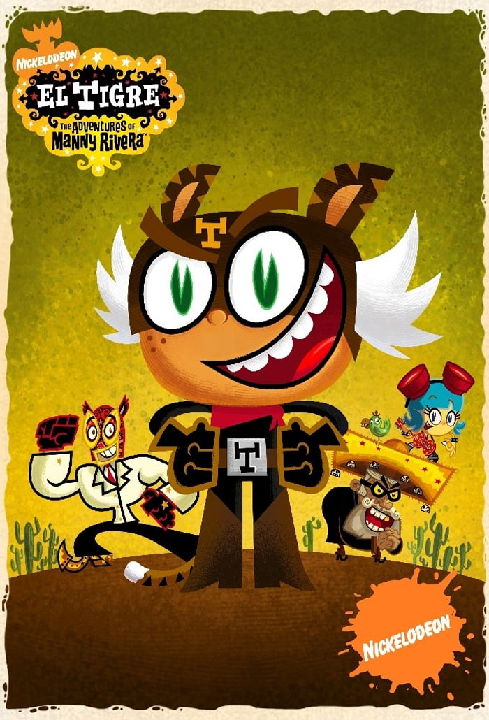 Poster for El Tigre: The Adventures Of Manny Rivera animated tv show 