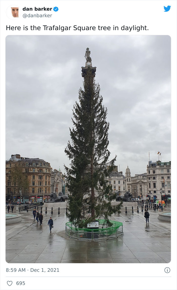 Brits Can’t Contain Their Laughter After Norway Sent Them Their Special Christmas Tree (24 Reactions)