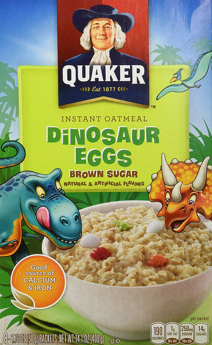 Dinosaur Eggs Oatmeal