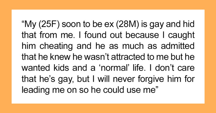 25 Y.O. Woman Sparks Family Feud After Outing Her Ex As Gay During Argument With Religious MIL