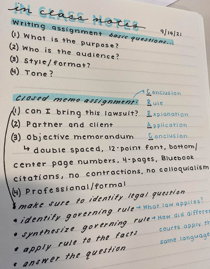 One Of My Fellow Law Student’s Handwriting Is Just Gorgeous