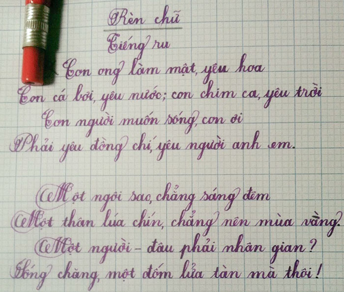 My Uncle's Handwriting (Vietnamese)