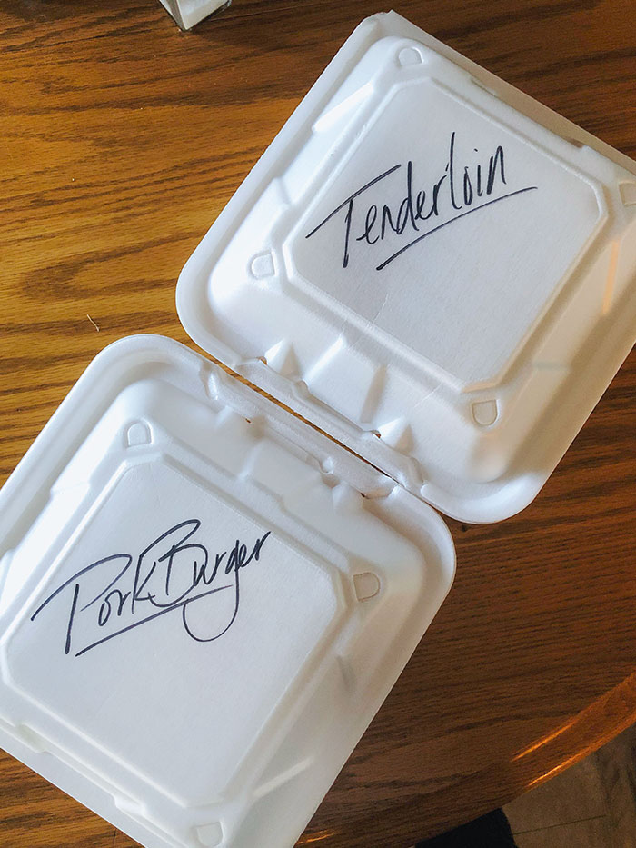 Very Much Enjoyed The Writing On The Takeout Containers From One Of My Favorite Restaurants