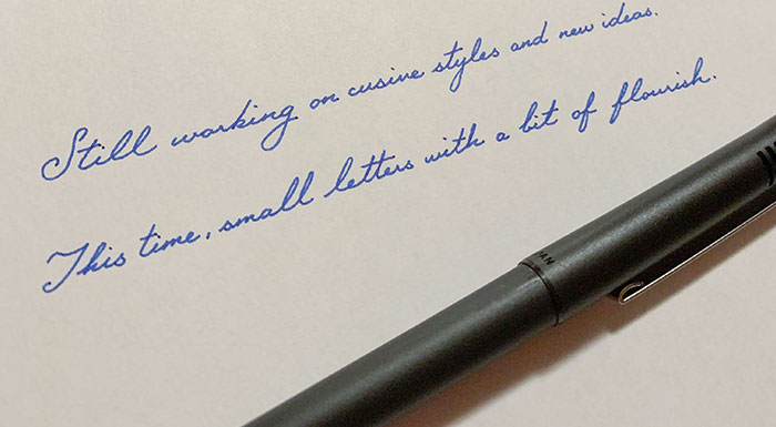 Some Writing With One Of My Very Favorite Pens