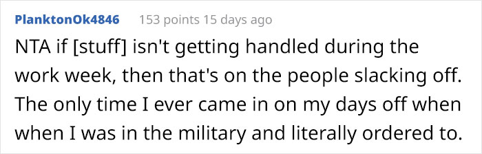 Woman Refuses To Go Beyond 9-5 For Her Salaried Position, Work Drama Ensues Woman Refuses To Go Beyond 9-5 For Her Salaried Position, Work Drama Ensues
