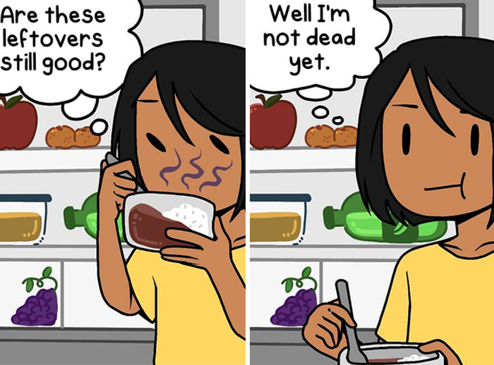 Artist Illustrates 40 Comics About Everyday Problems That Her 98k Fans Relate To (New Pics)