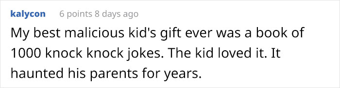Man avenges his entitled brothers and sisters by getting his children the messiest Christmas presents