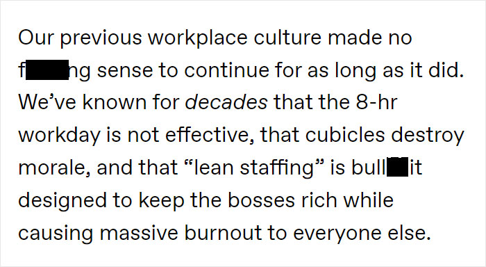 In This Viral Post Someone Explains Why Getting Back in the Office Culture Is a Tool to Control Us