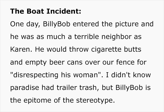 Entitled Karen Keeps Terrorizing Her Neighbors, Is Shut Down After They Become Her Landlords Entitled Karen Keeps Terrorizing Her Neighbors, Is Shut Down After They Become Her Landlords