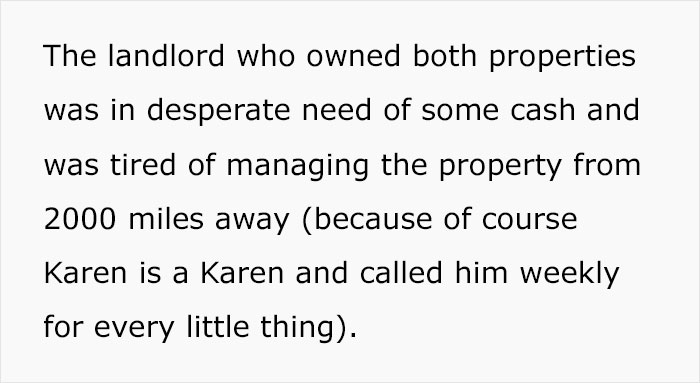 Entitled Karen Keeps Terrorizing Her Neighbors, Is Shut Down After They Become Her Landlords Entitled Karen Keeps Terrorizing Her Neighbors, Is Shut Down After They Become Her Landlords