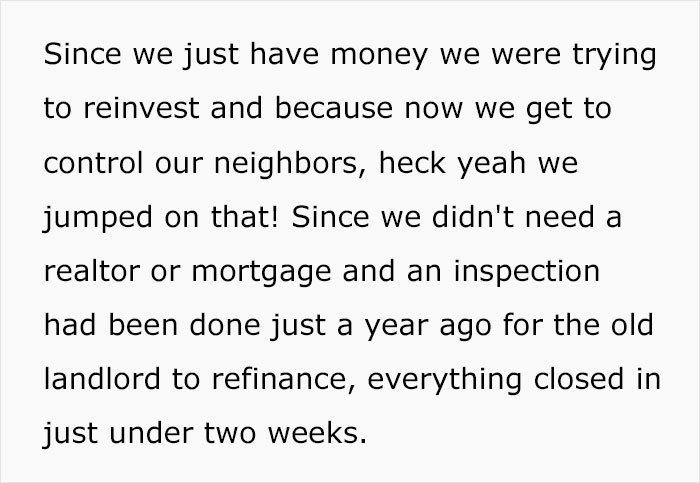 Entitled Karen Keeps Terrorizing Her Neighbors, Is Shut Down After They Become Her Landlords Entitled Karen Keeps Terrorizing Her Neighbors, Is Shut Down After They Become Her Landlords