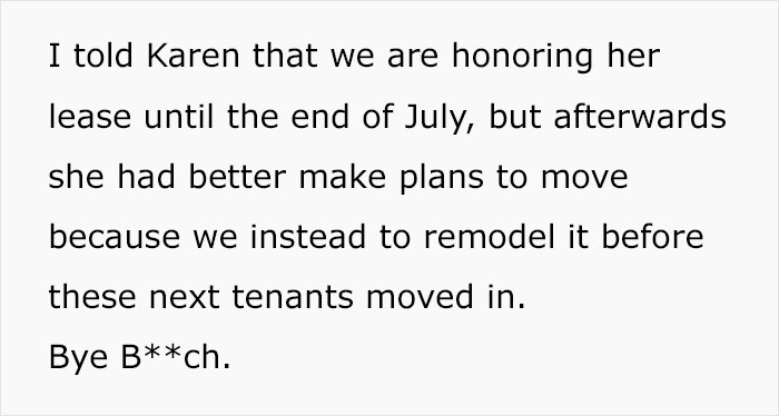 Entitled Karen Keeps Terrorizing Her Neighbors, Is Shut Down After They Become Her Landlords Entitled Karen Keeps Terrorizing Her Neighbors, Is Shut Down After They Become Her Landlords