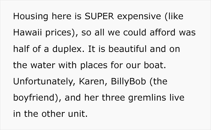 Entitled Karen Keeps Terrorizing Her Neighbors, Is Shut Down After They Become Her Landlords Entitled Karen Keeps Terrorizing Her Neighbors, Is Shut Down After They Become Her Landlords