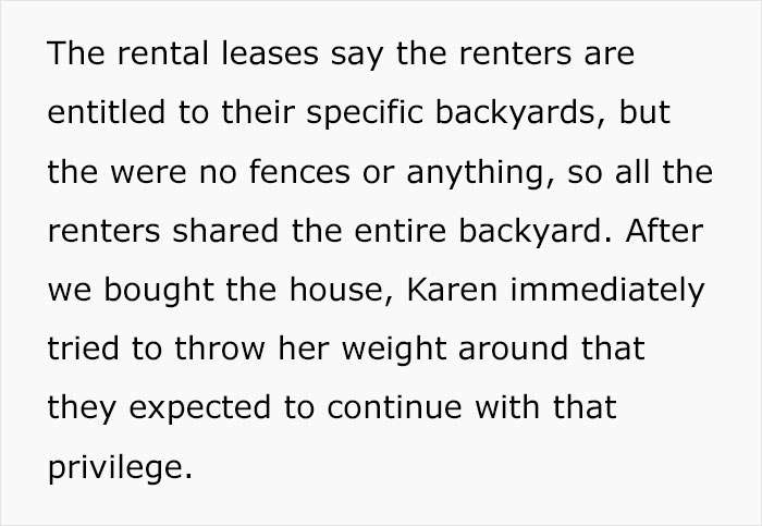 Entitled Karen Keeps Terrorizing Her Neighbors, Is Shut Down After They Become Her Landlords Entitled Karen Keeps Terrorizing Her Neighbors, Is Shut Down After They Become Her Landlords