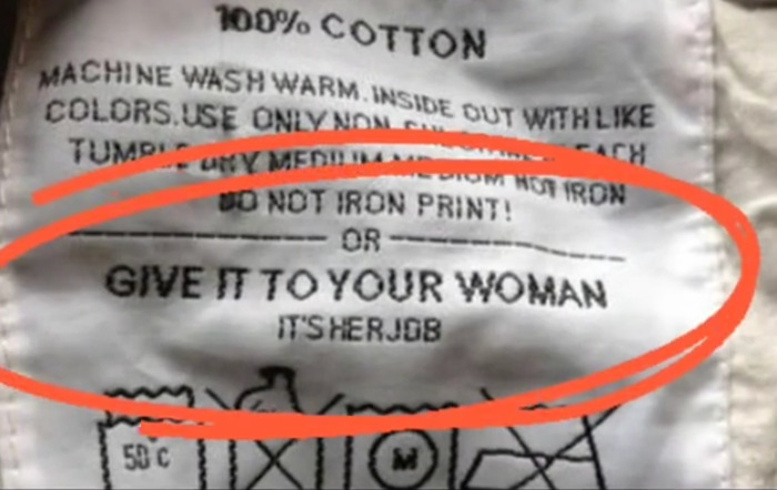 Woman Calls Out Clothing Brands For Sexist Care Tags, And Here Are 10 Of The Most Upsetting Ones Woman Calls Out Clothing Brands For Sexist Care Tags, And Here Are 10 Of The Most Upsetting Ones
