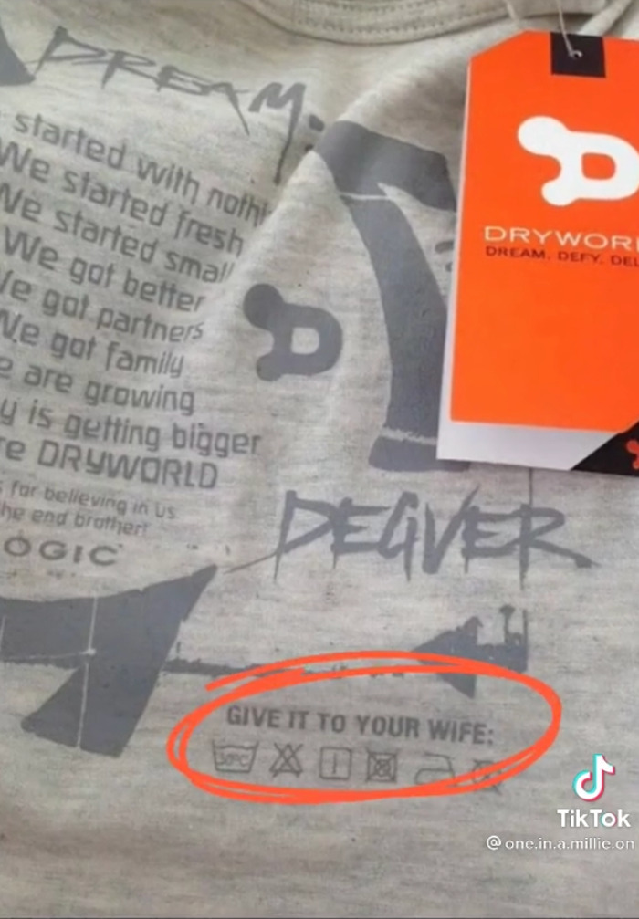 Woman Calls Out Clothing Brands For Sexist Care Tags, And Here Are 10 Of The Most Upsetting Ones Woman Calls Out Clothing Brands For Sexist Care Tags, And Here Are 10 Of The Most Upsetting Ones