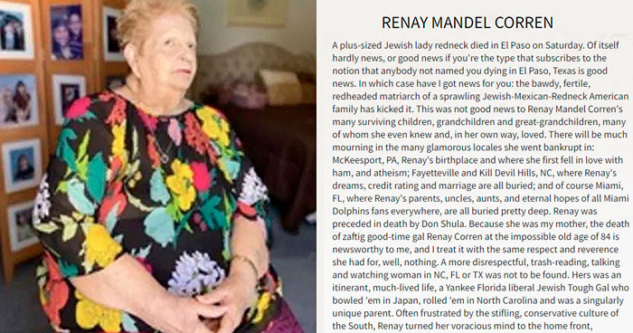 People Are Cracking Up Over This Hilariously Savage Obituary Gay Son Wrote For His Mother