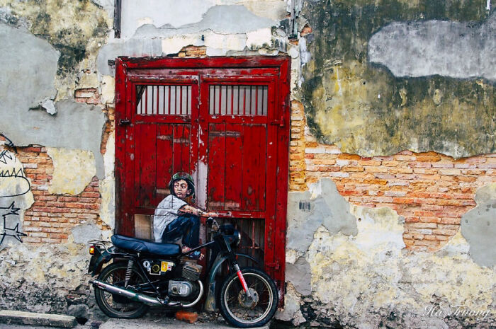 Boy On A Bike, Penang, Malaysia.