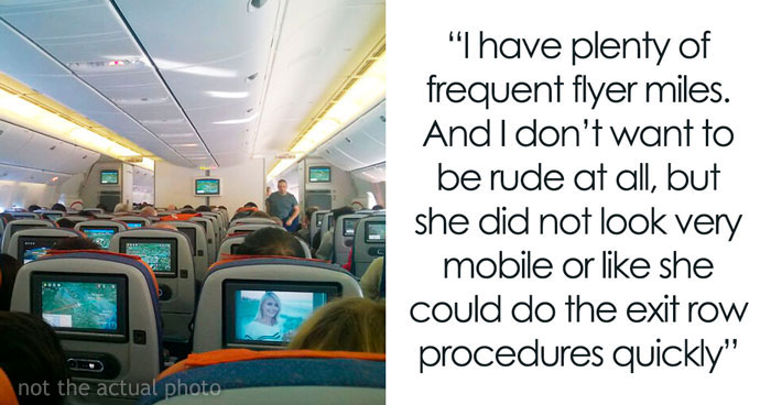 “Sweetie, I’ve Been On Hundreds Of Flights”: Woman Cusses At Teen Who Doesn’t Want To Let Her Have The Exit Row Seat She Was Already Settled In