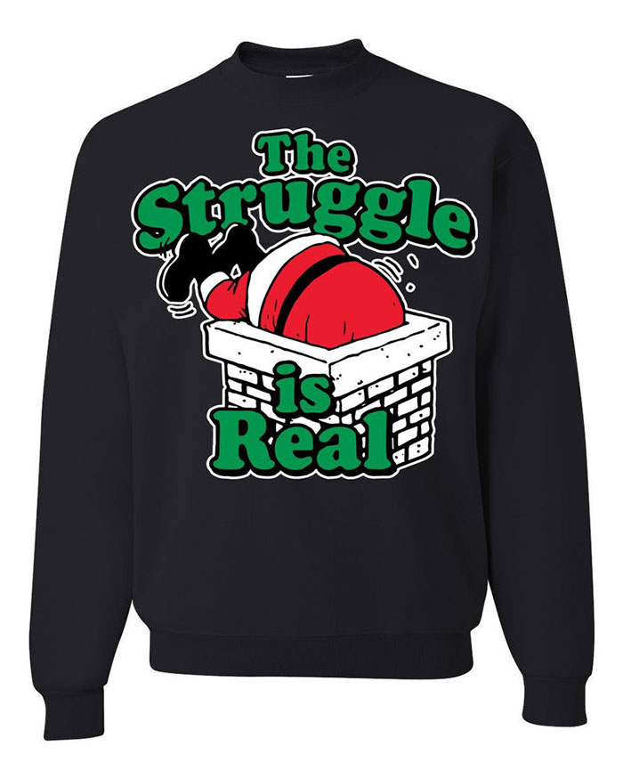Christmas Sweater The Struggle Is Real