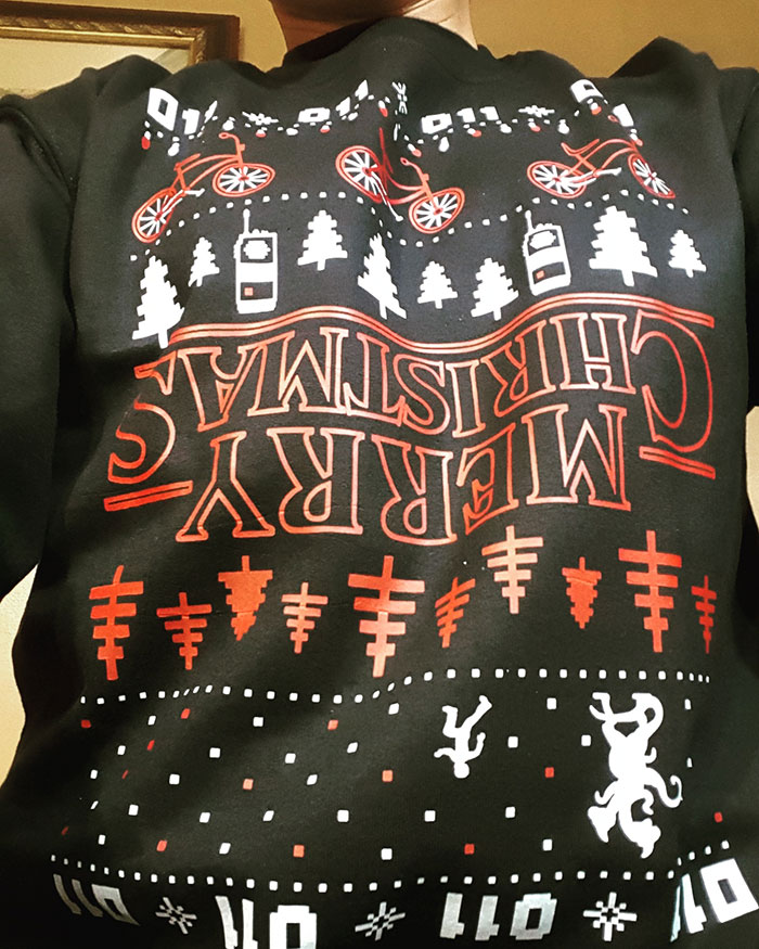 Upside Down Christmas Sweater