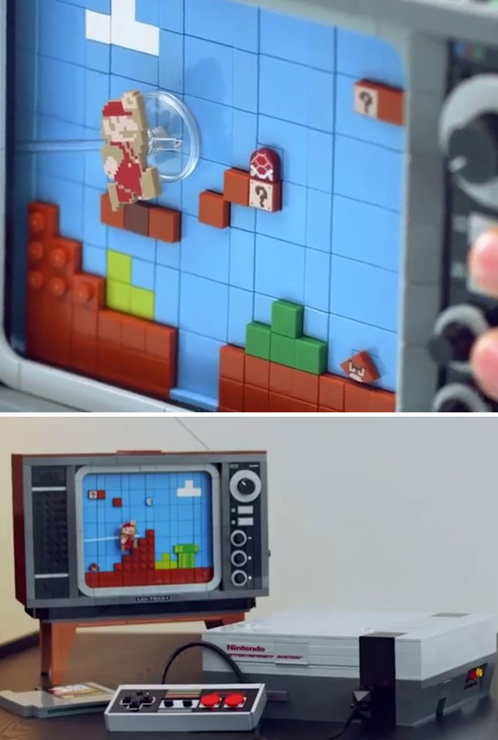 LEGO And Nintendo Have Teamed Up To Design A Console That Is Made Entirely Of LEGO Bricks That Allow Playing The Original Super Mario