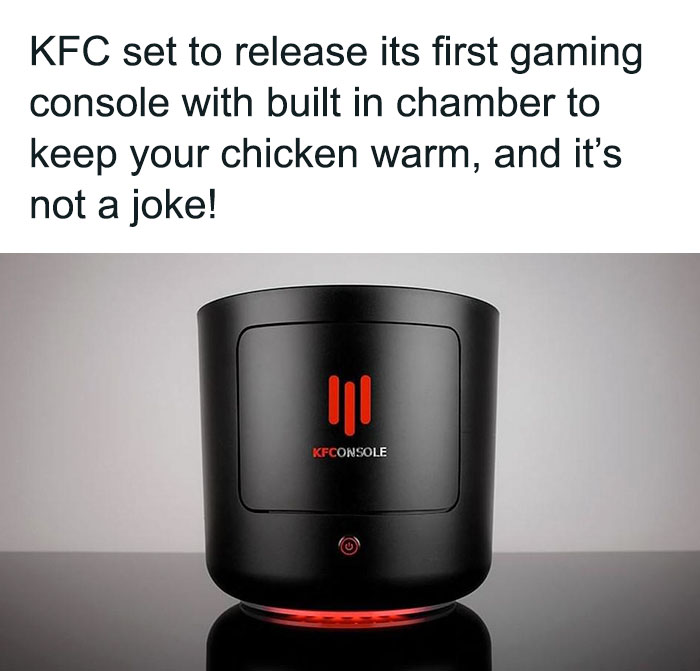 Just When You Think This Year Can't Get Any Weirder, KFC Drops A Gaming Console!