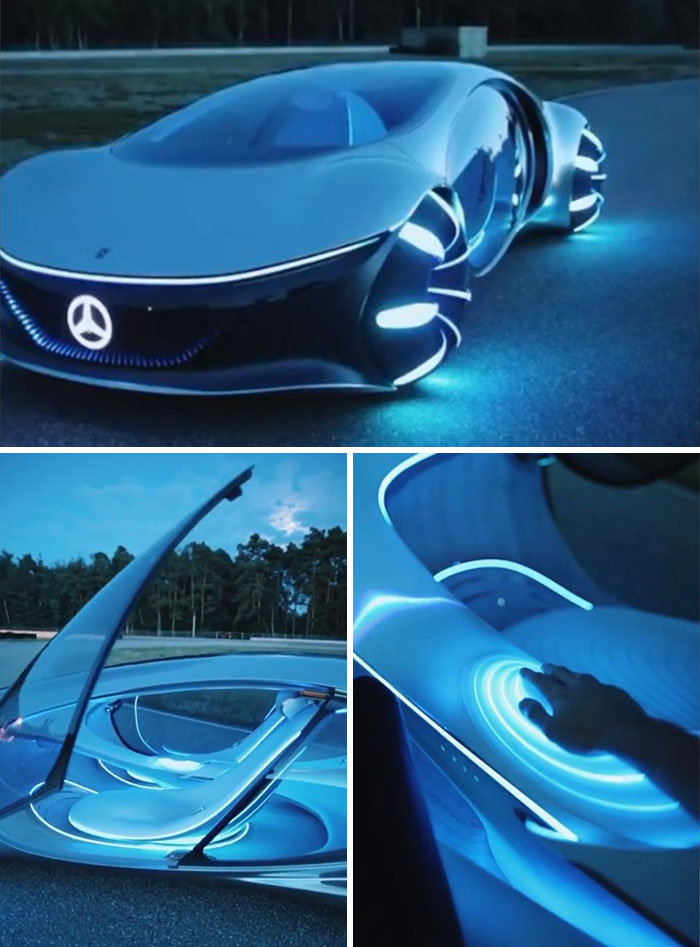 This New Car, Avtr By Mercedes Benz, Is Activated By Your Hand