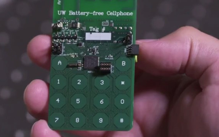 Primer teléfono móvil sin batería, obra de los ingenieros de la Universidad de Washington