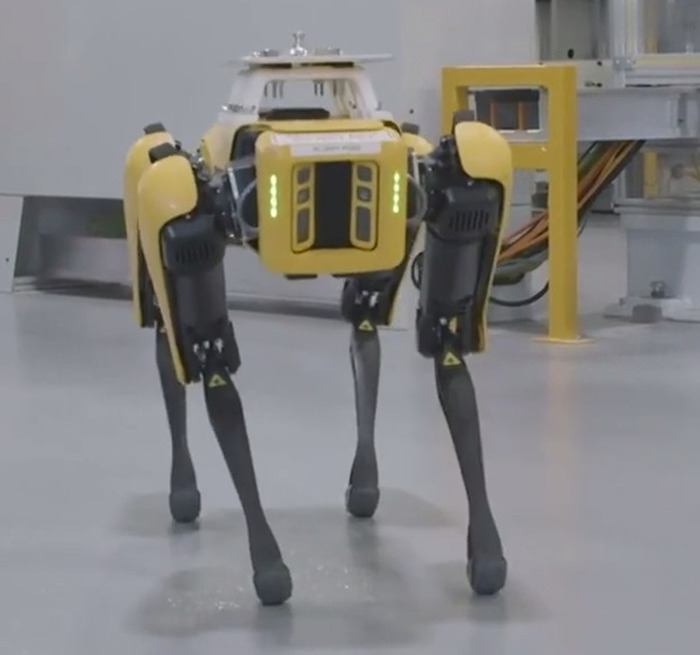 Meet Fluffy, The New Robot Dog Mapping A Ford Factory In Michigan