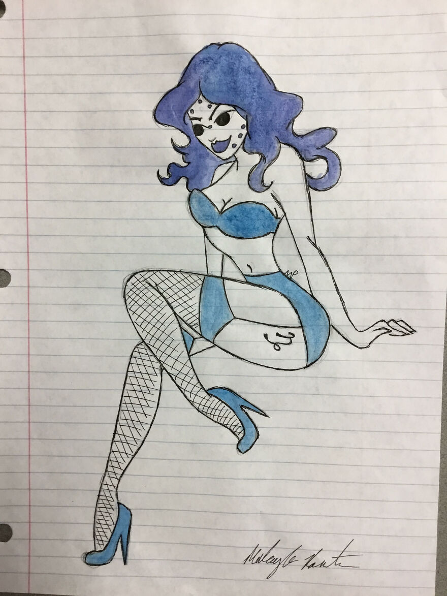 I Turned Five Of The Zodiac Signs Into Pin-Up Girls. And Slowly Got Worse At Drawing While Doing So.