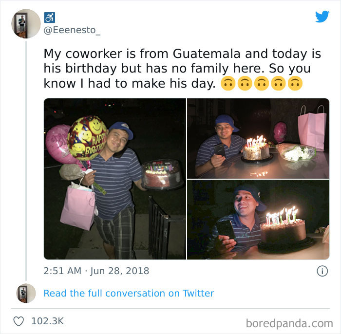 His Wife Called In To Sing Happy Birthday Over Video Chat