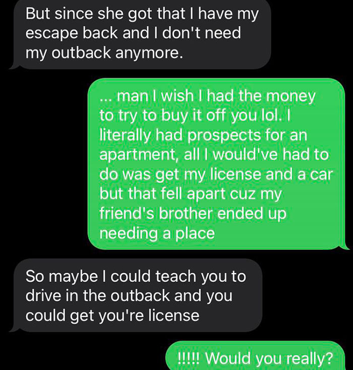One Of My Former Coworkers Absolutely Flooring Me With His Kindness. I’m 25, Have No Ged Or Driver’s License, And Live With Parents Who Aren’t Very Kind To Me