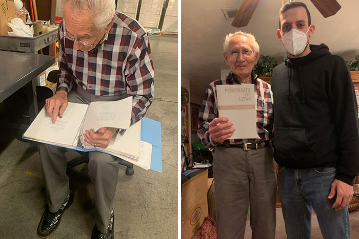 My 88-Year-Old Coworker Showed Me His Binder Of Love Poems He Writes. 2 Months Of Work And I Got My Coworker Published And Delivered His First Book