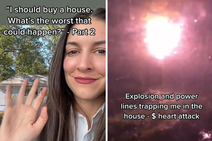 Woman Buys A House From Hell Where Random Disasters Keep Happening Which, In The End, Gets Destroyed By A Huge Tree Falling On It