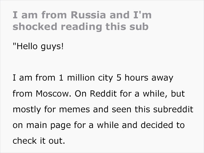 "From Russia With Love:" Shocked About Working Conditions In The USA, Person Lists What It's Like In Russia "From Russia With Love:" Shocked About Working Conditions In The USA, Person Lists What It's Like In Russia