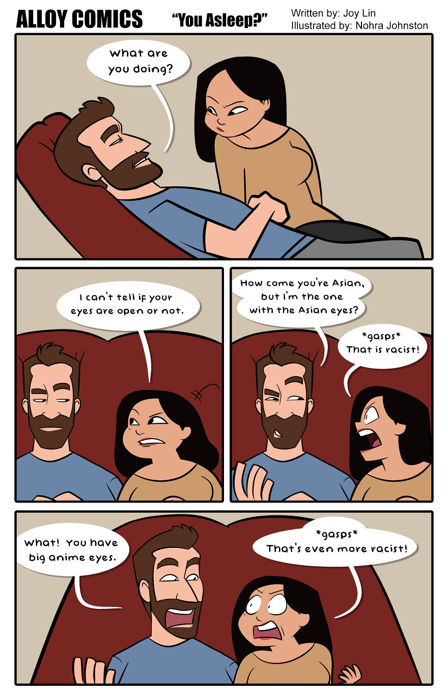 33 Comics About An Asian Comedian And Her "White Devil" Boyfriend