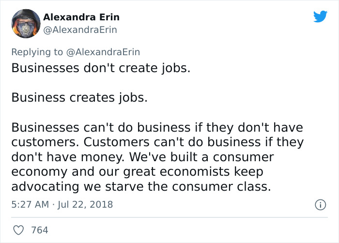 “Top-Heavy Capitalism Will Collapse Under Its Own Weight”: Woman Online Devotedly Explains The Dark Side Of The Free Market Theory
