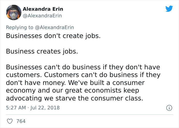 “Top-Heavy Capitalism Will Collapse Under Its Own Weight”: Woman Online Devotedly Explains The Dark Side Of The Free Market Theory “Top-Heavy Capitalism Will Collapse Under Its Own Weight”: Woman Online Devotedly Explains The Dark Side Of The Free Market Theory