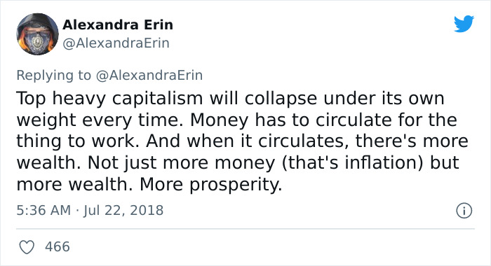“Top-Heavy Capitalism Will Collapse Under Its Own Weight”: Woman Online Devotedly Explains The Dark Side Of The Free Market Theory “Top-Heavy Capitalism Will Collapse Under Its Own Weight”: Woman Online Devotedly Explains The Dark Side Of The Free Market Theory