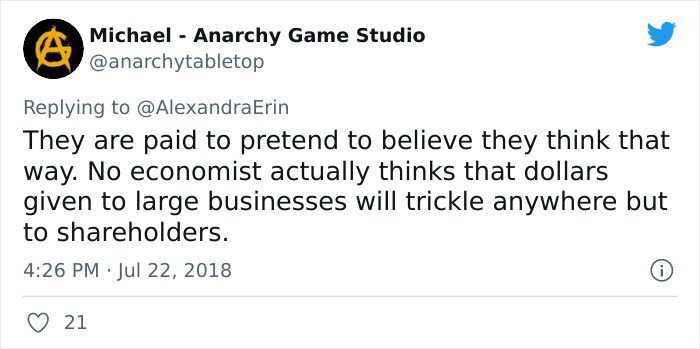 “Top-Heavy Capitalism Will Collapse Under Its Own Weight”: Woman Online Devotedly Explains The Dark Side Of The Free Market Theory “Top-Heavy Capitalism Will Collapse Under Its Own Weight”: Woman Online Devotedly Explains The Dark Side Of The Free Market Theory