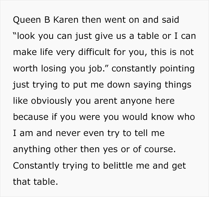 Karen Confuses The Restaurant Owner With A Waiter, Treats Him Like Garbage, Ends The Night With An Unexpected $4k Bill Karen Confuses The Restaurant Owner With A Waiter, Treats Him Like Garbage, Ends The Night With An Unexpected $4k Bill