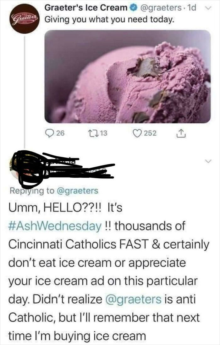 Karen Asks “How Dare They Sell Ice Cream?”