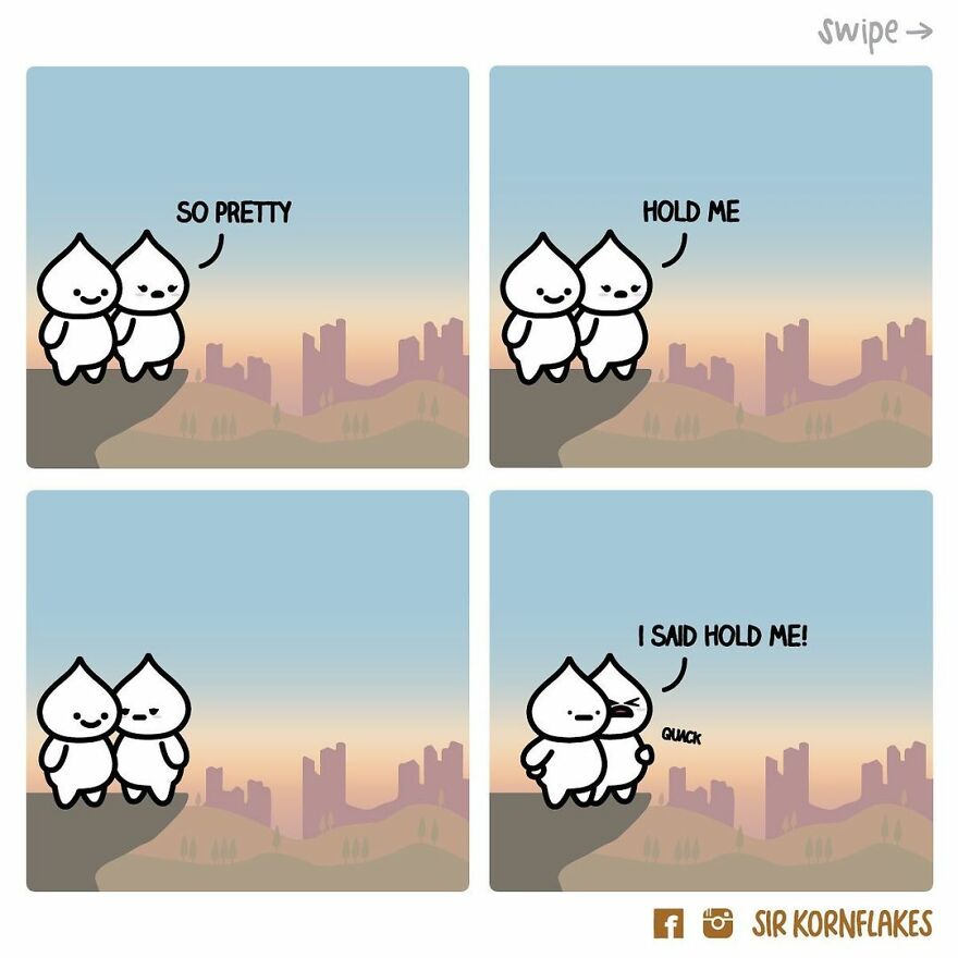 I Illustrate Relatable Relationship Moments Through My Dumpling Comics (50 Pics)