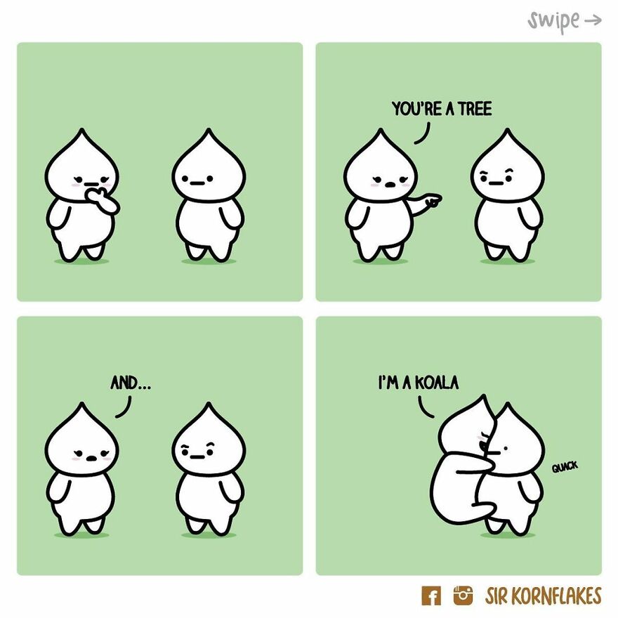 I Illustrate Relatable Relationship Moments Through My Dumpling Comics (50 Pics)