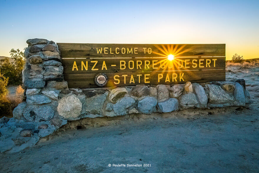Sunrise At Anza Borrego Desert State Park