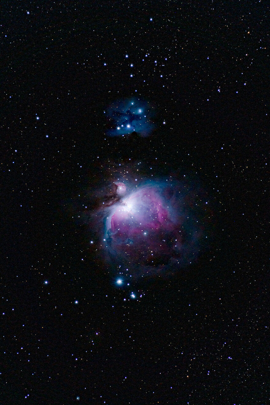 December 2022 – Orion Nebula. Shot With 200-600mm + Skywatcher Heq5 Goto